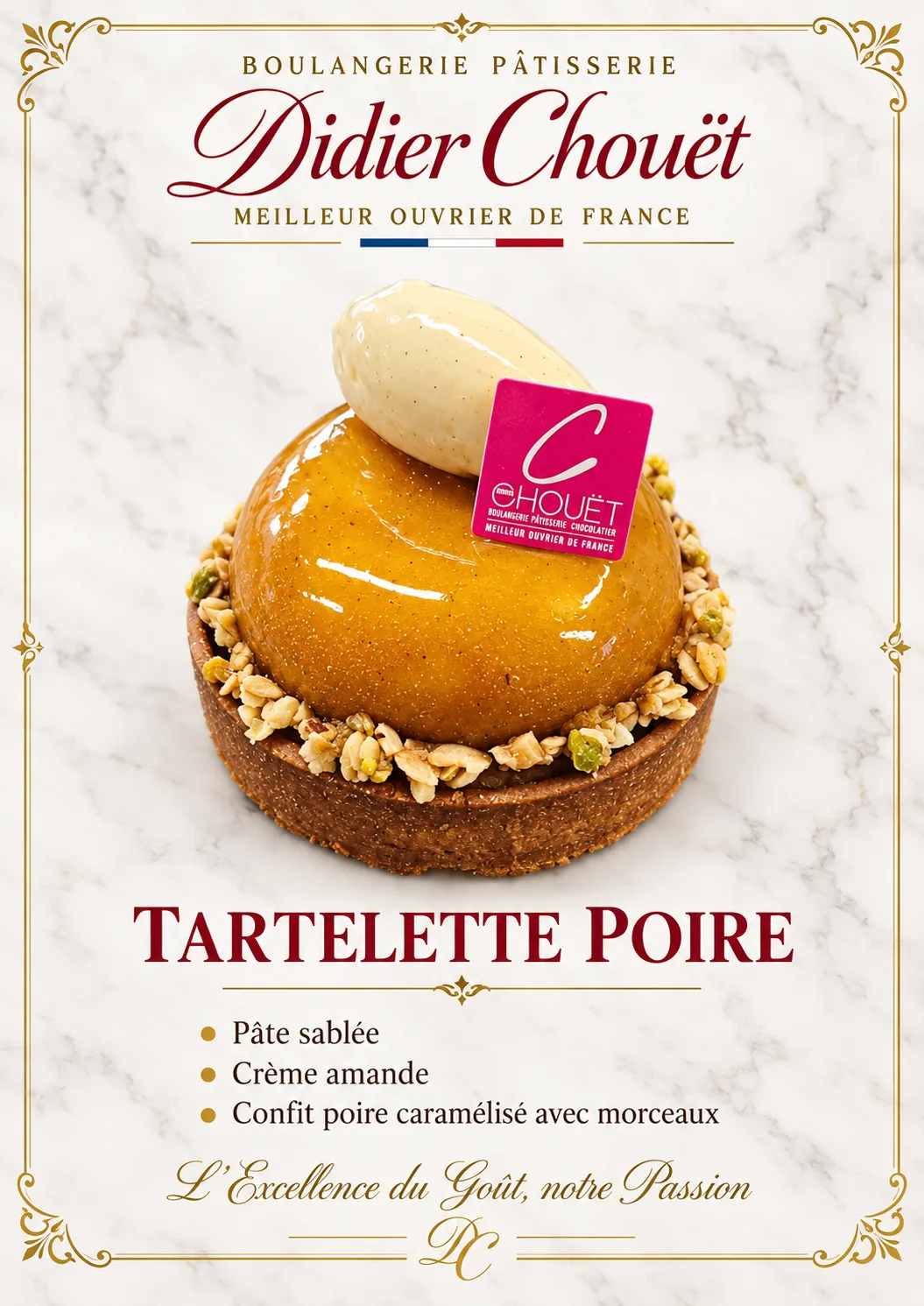 Tartelette poire
